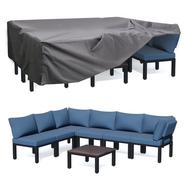 Outdoor Patio Furniture Set With Waterproof Cover