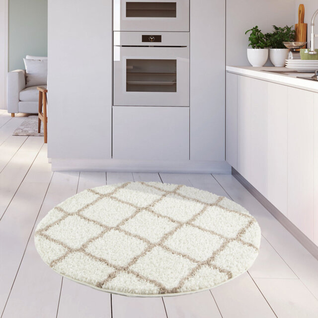 Myshaggy Collection Rugs Moroccan Design in Ivory Beige