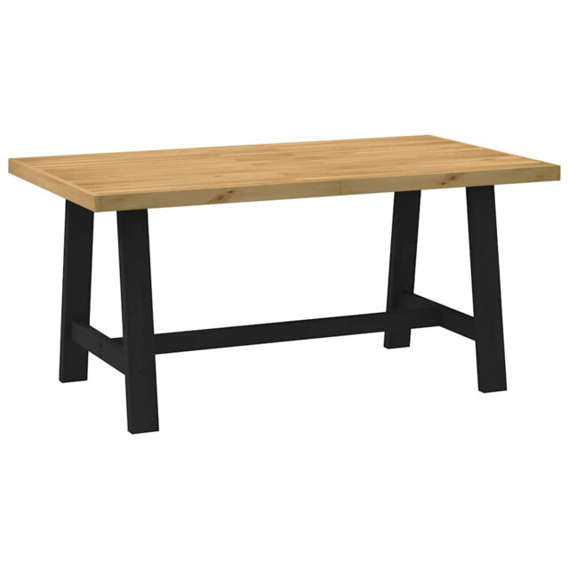 Dining Table NOAIN A-Shaped Legs 90x75 Cm Solid Wood Pine