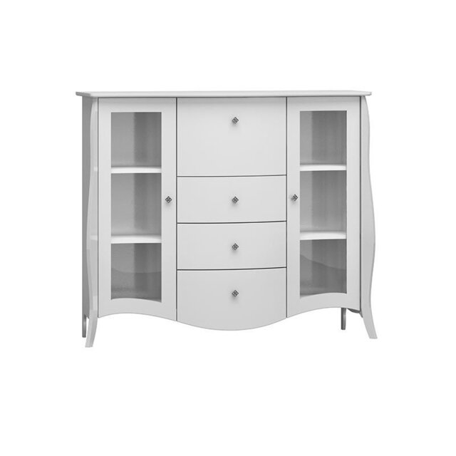Dhimitra 143cm W 3 - Drawer Chest of Drawers