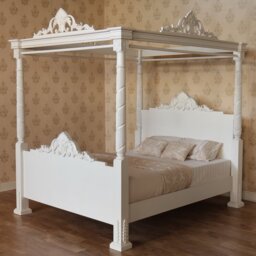 Wesleyan Solid Wood Bed