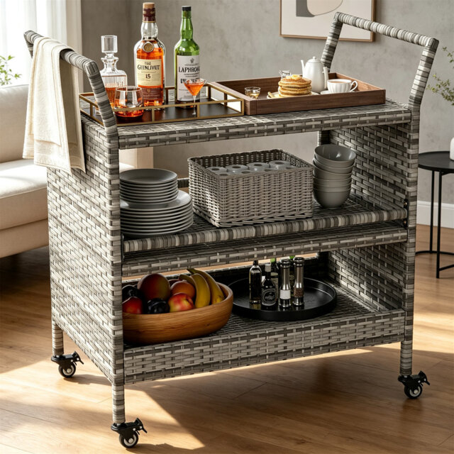 Metal Bar Cart