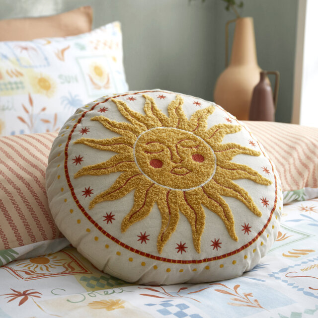 Soleil Yellow Cushion