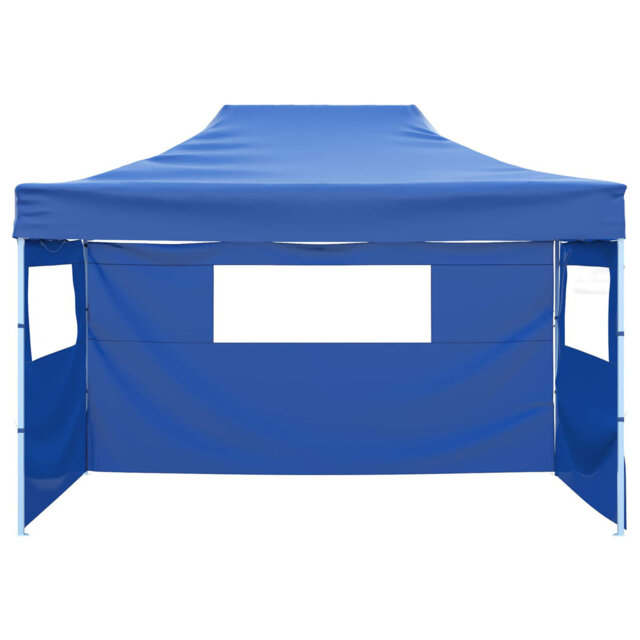 Vidaxl Foldable Party Tent Pop-Up With 4 Sidewalls Patio Gazebo Canopy Shelter