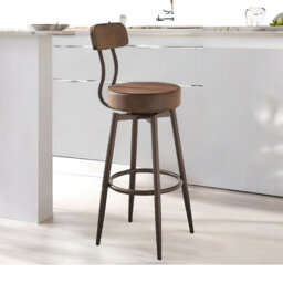 Aydden Swivel Adjustable Height Bar Stool by Wayfair