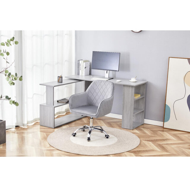 Sherena Computer Desk Office Set with Chair