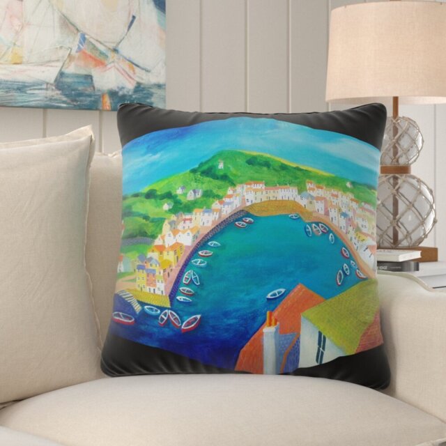 Scarlet Square Cushion