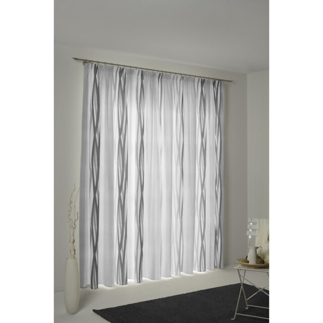 Brecken Pencil Pleat Blackout Thermal Single Curtain