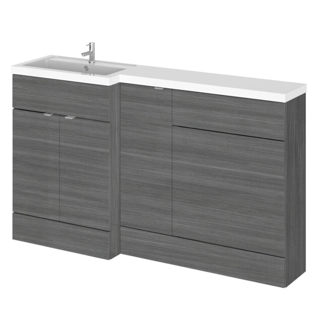 Fusion Fitted Furniture - Gloss White 1505mm Bathroom Vanity with Basin