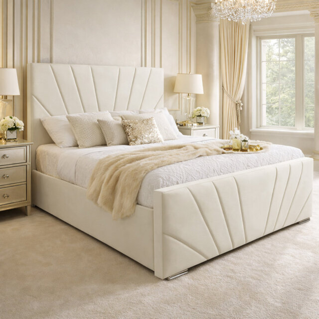 Upholstered Velvet Bed