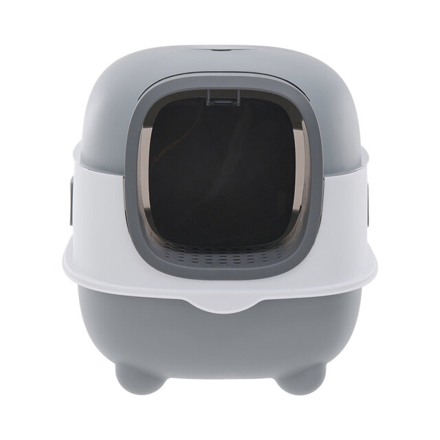 Bromwich Plastic Enclosed Litter Box with Scoop