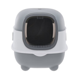 Bromwich Plastic Enclosed Litter Box with Scoop