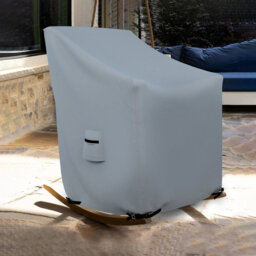 Heavy-Duty Rocking Chair Cover, 18 OZ UV Resistant Patio Chair Cover