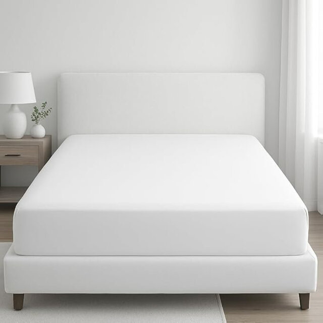100% Egyptian Cotton Fitted Sheet â Extra Deep 35cm Pocket, Soft & Breathable Luxury Hotel Quality Bedding with Durable Elastic