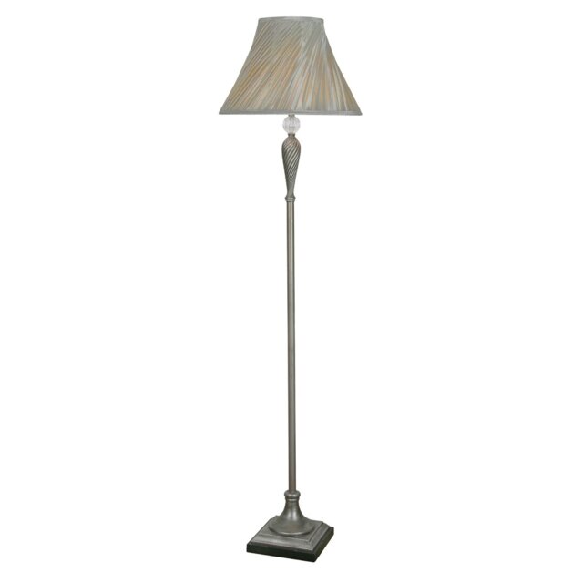 Lastur 170cm Soft Grey Traditional Floor Lamp