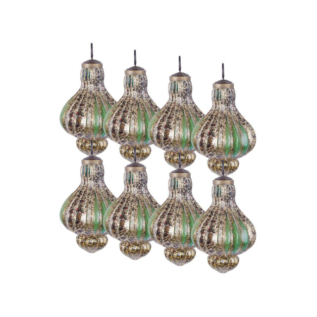 14cm Handmade Vintage Look Bauble