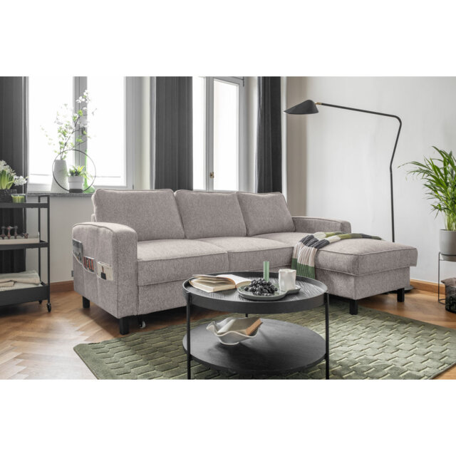 Molly Upholstered Corner Sofa Bed