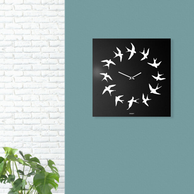 Woodmore Metal Wall Clock
