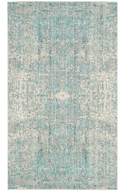 Daulton Looped/Hooked Teal/Multi Rug