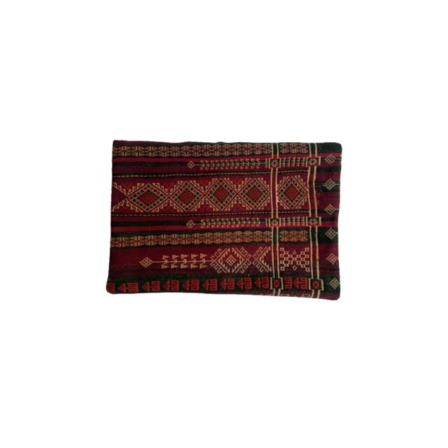 Geoffrey Kilim Handwoven Tobacco Brown Cushion Cover