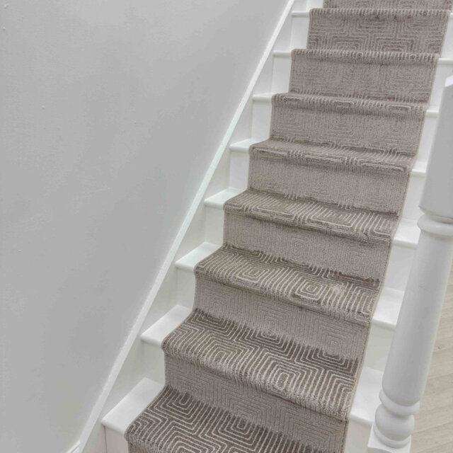 Quin Grey Stair Runner – Soft & Durable Carpet Runner for Stairs & Staircases, Multiple Lengths