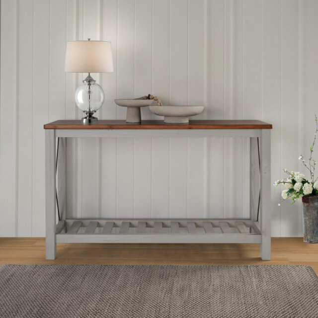 132cm Solid Wood Console Table