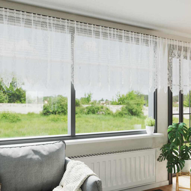 Curtains With Curtains White Polyester