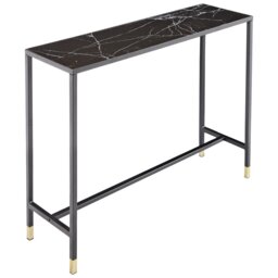 Dreadnought 100cm Glass Top Console Table