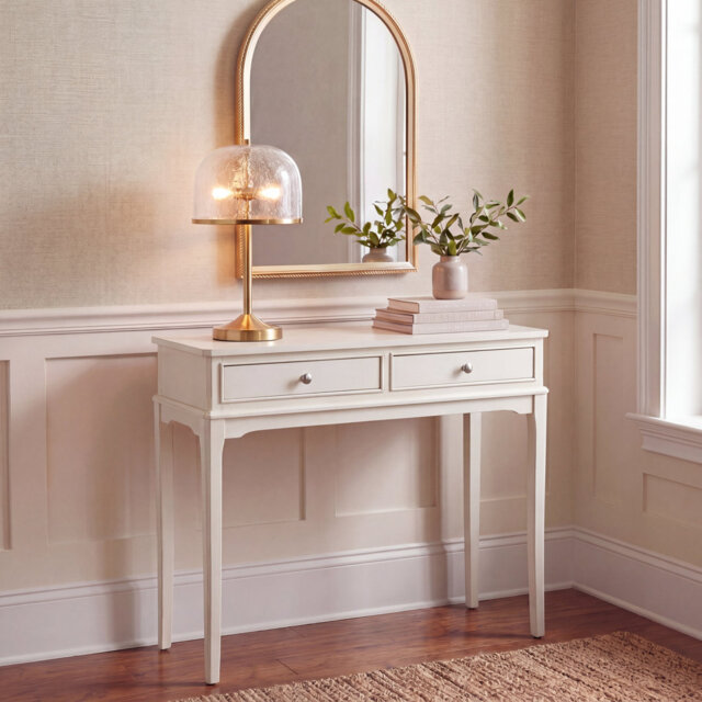 Opal 2 Drawer 90 cm Console Table