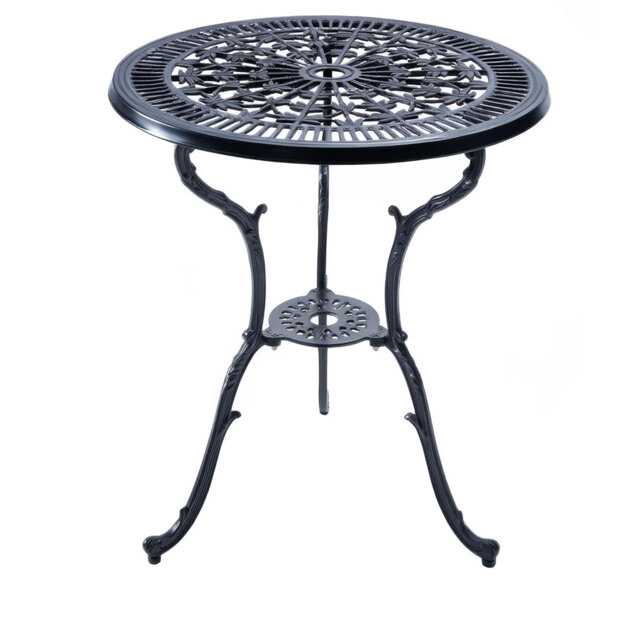 TABREEZ Garden & Patio Black Cast Aluminium Bistro Table