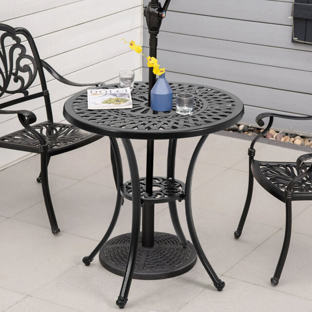 Round 2 - Person 60Cm L Outdoor Bistro Table