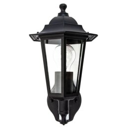 Bella Black Outdoor Wall Lantern