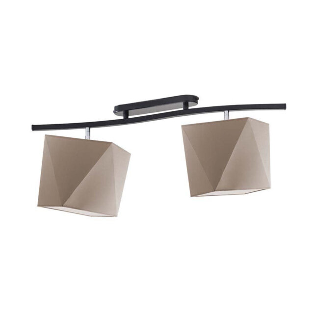 Muro Fabric Semi Flush Mount