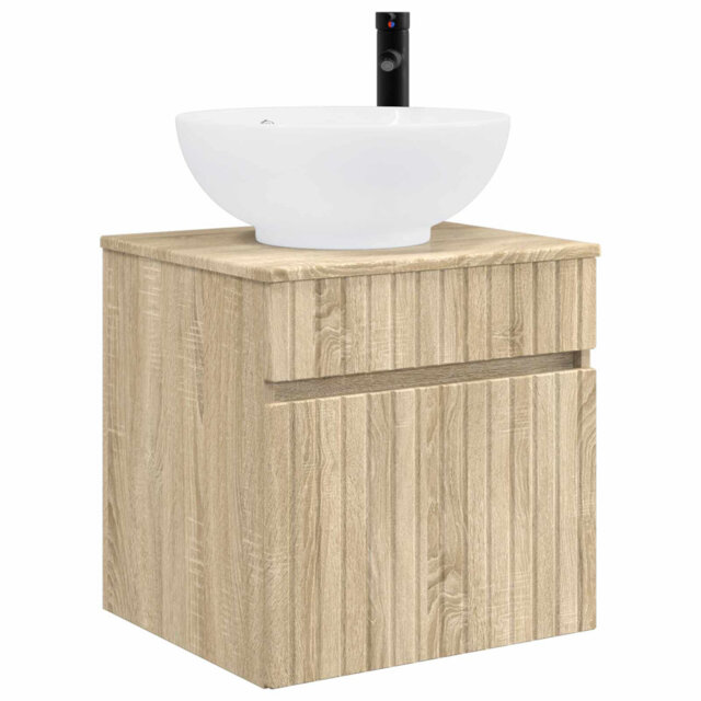 Single Bathroom Vanity with Ceramic Basin