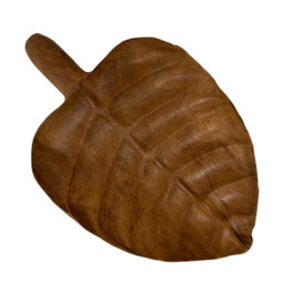 Village Teak Decorative Plate in Natural