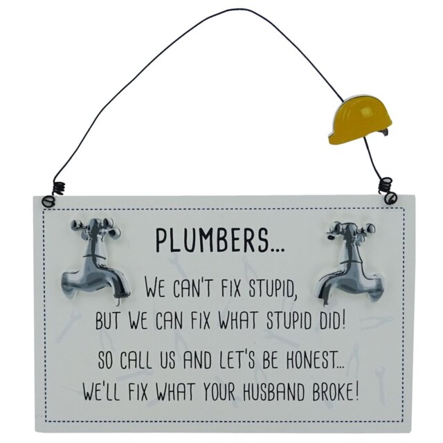 Plumbers Wall DÃ©cor