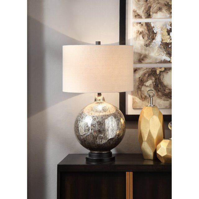 Mercury Glass Table Lamp