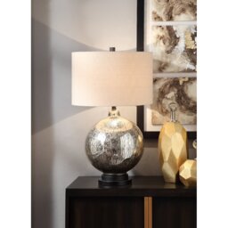 Mercury Glass Table Lamp