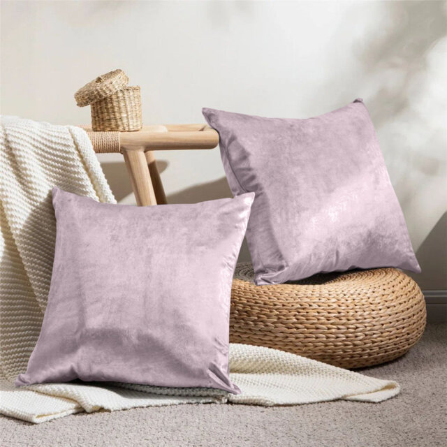 Rizokarpaso Luxury Square Scatter Crushed Velvet Cushion Cover