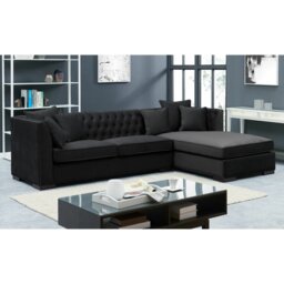 Melanie 4 Seater Velvet Corner Sofa