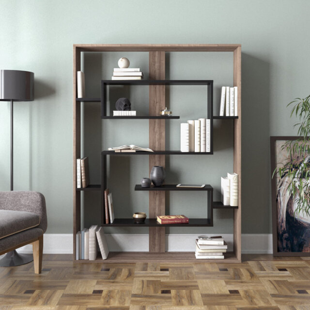 Esteban Modern Bookcase Bookshelf Shelving Unit