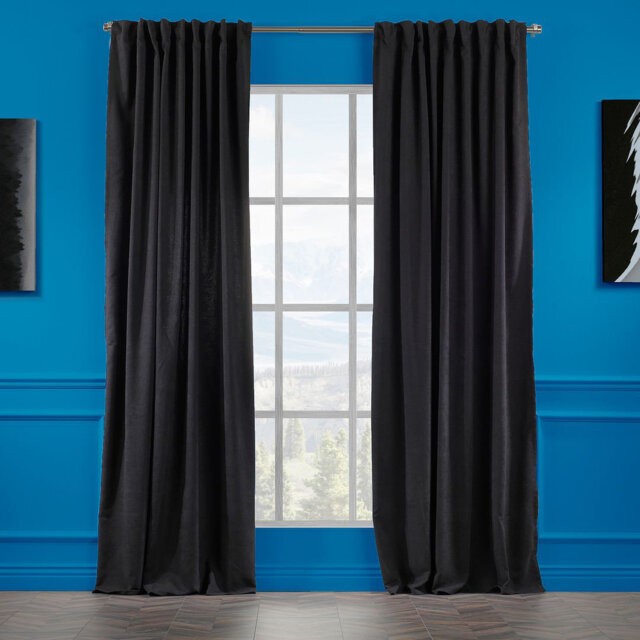 Blackout Thermal with Liner Extra Long & Extra Wide Decorative Curtain Single Panel