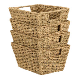 VonHaus Seagrass Decorative Basket