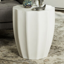 Outdoor Spiro Stone Side Table