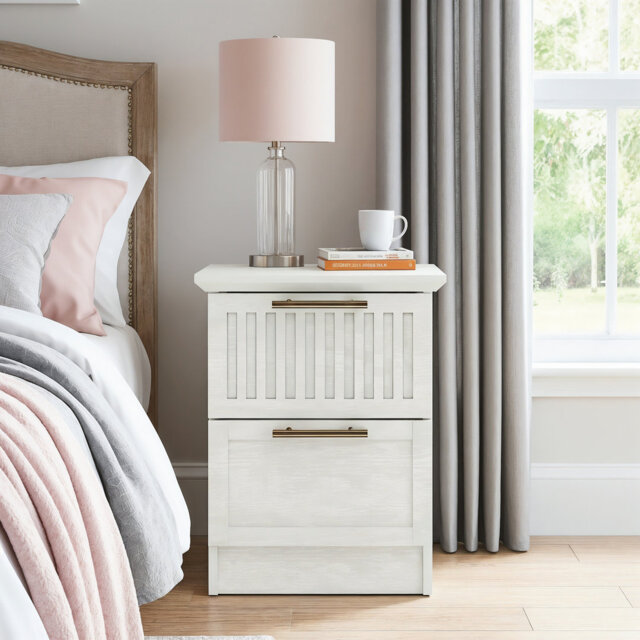 Darry Gregory 2 Drawer Bedside Table