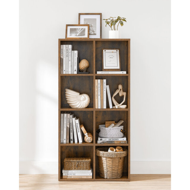Carrie 129.5cm H x 65.5cm W Cube Bookcase