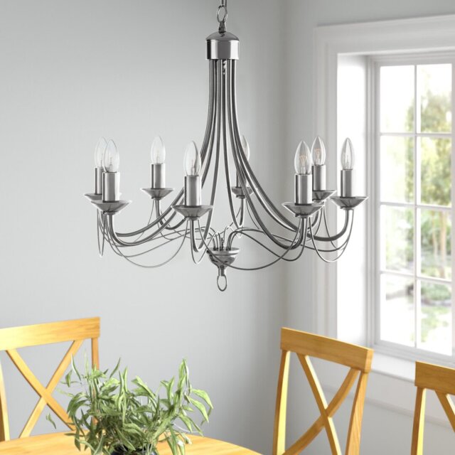 Arness 8-Light Candle Style Chandelier