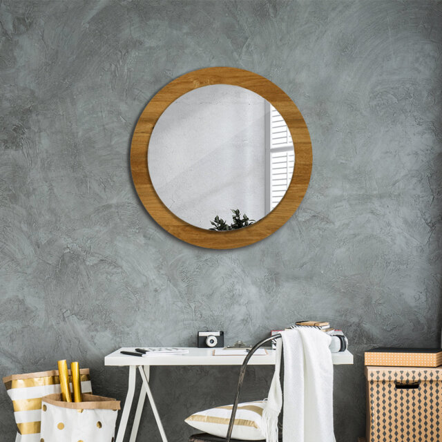 Huldar Glass Flat Wall Mirror