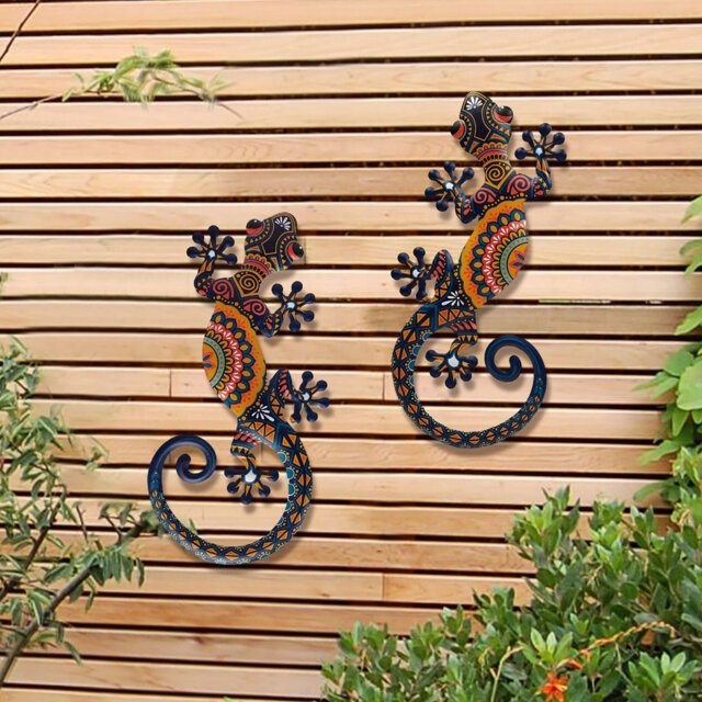 2 Wall Decor Set Metal
