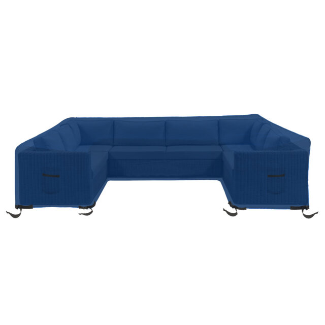 Kiely Heavy Duty Waterproof U Shaped Patio Sofa Cover, Big Sectional Couch Covers for Living Room